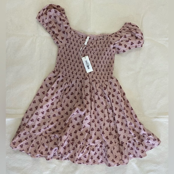 NWT Rylee + Cru Teen Stella Dress - Blush Fleur Size 12 - Picture 2 of 6